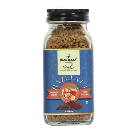 Flavoured instant coffee - Hazelnut 45gms