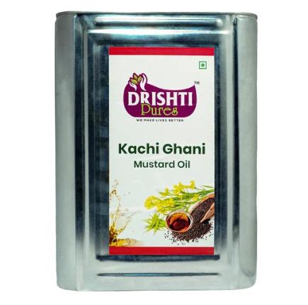 15Kg Drishti Pures Kachi Ghani Mustard Oil