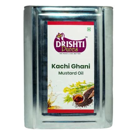 15L Drishti Pures Kachi Ghani Mustard Oil
