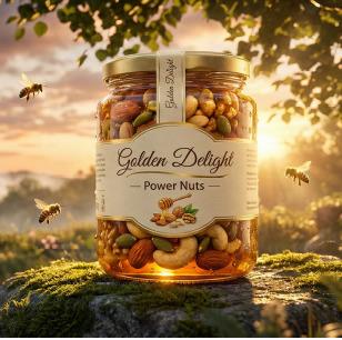 Power nuts (Dry fruits & honey)