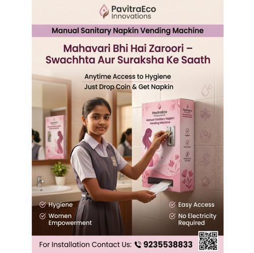 Manual Sanitary Napkin Vending Machine