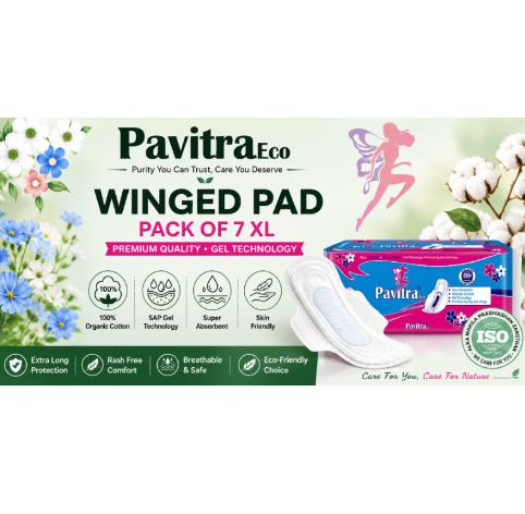 Winged Pad Sanitary Napkin XL