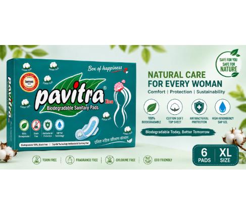 Biodegradable Sanitary Pad