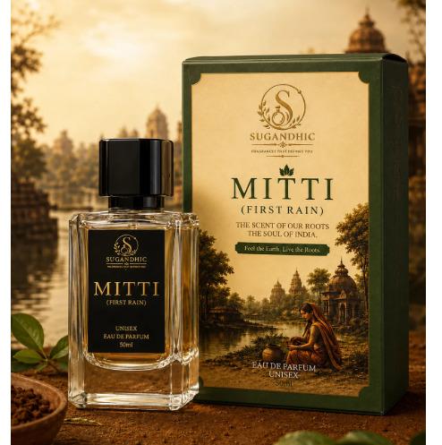 Sugandhic Mitti First Rain Petrichor Eau De Parfum 50 ml
