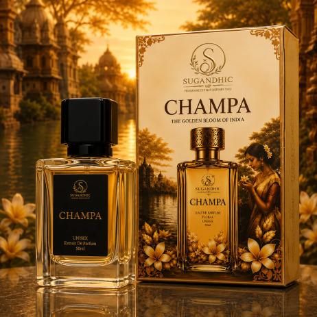 Sugandhic Champa Floral Eau De Parfum 50 ml