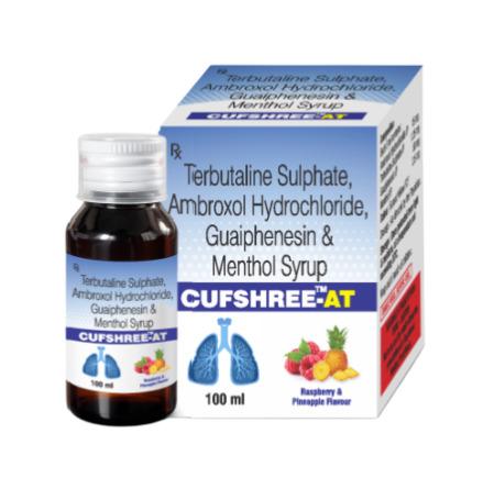 Terbutaline Sulphate Ambrooxol Hydrochloride Guaiphenesin And Menthol Syrup