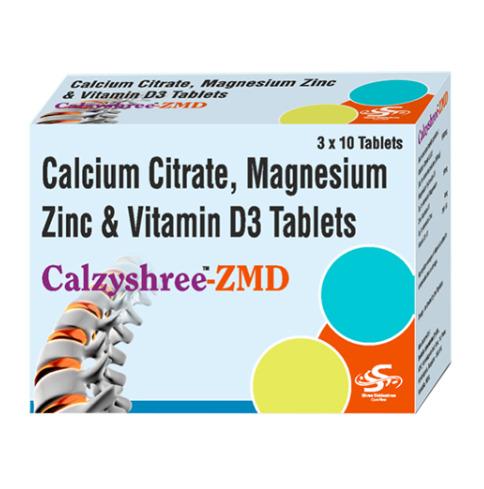 Calcium Citrate Magnesium Zinc And Vitamin D3 Tablets
