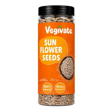 Vegivate Sunflower Seeds - 100% Natural | Rich in Vitamin E