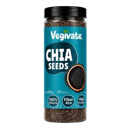 Vegivate Chia Seeds - 100% Natural | Fiber Rich & High Protein