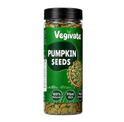 Vegivate Pumpkin Seeds - 100% Natural | High Protein & Fiber Rich | 200g