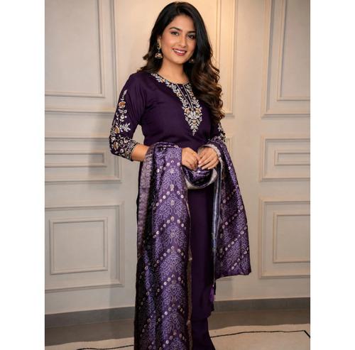 Ethnic Kurti Purple