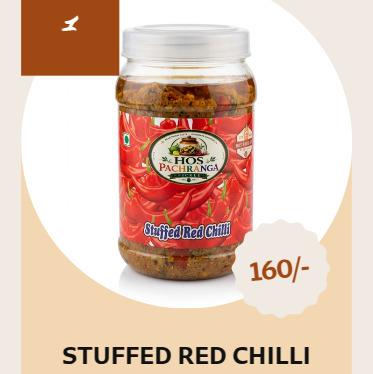 Stuffed Red Mirchi Pickle