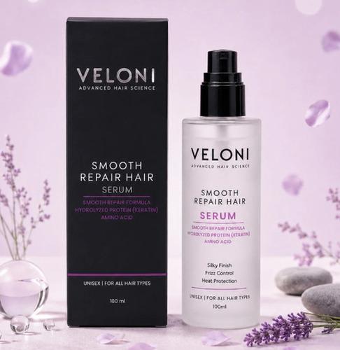 Veloni Smooth Repair Hair Serum | Frizz Control & Smooth Shine Hair Serum