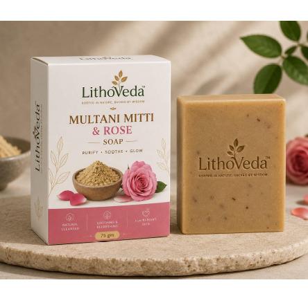 Multani Mitti & Rose Soap
