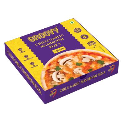 CHILLY GARLIC MASHROOM PIZZA