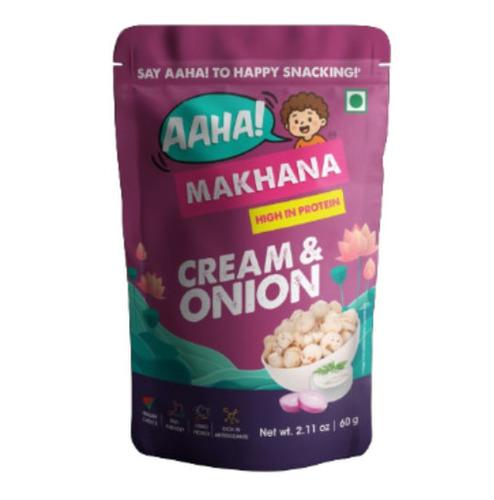 Aaha! Makhana Cream & Onion Flavoured