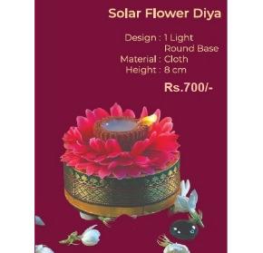 Solar Flower Diya