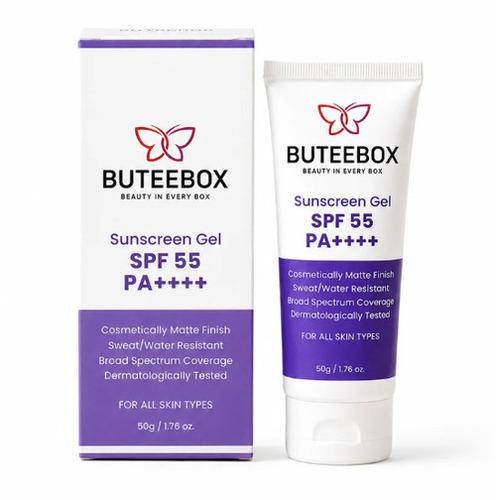 BUTEEBOX SUNSCREEN GEL SPF 55 PA+++