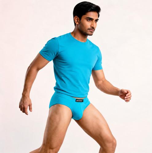 Surf Cotton Spandex Regular Fit Brief For Men