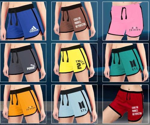 Ladies Apple Cut Shorts Cotton
