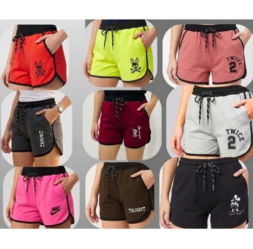 Ladies Apple Cut Shorts Cotton
