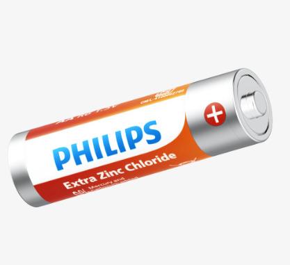 Philips Batteries	AA,AAA zinc chloride and alkaline batteries and button cells