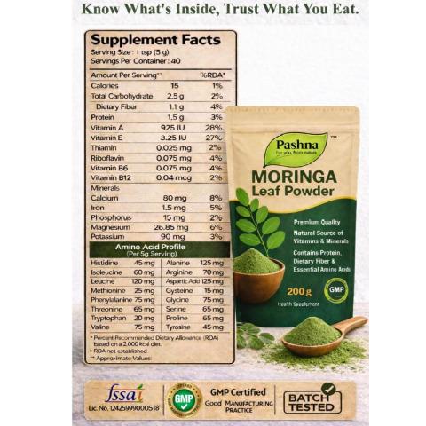 Pashna Moringa Leaf Powder