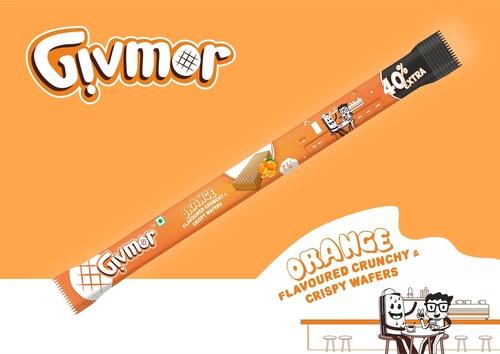 Orange Long Wafers