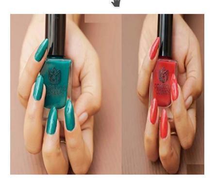 CLASSIC COMBO - NAIL POLISH OF PINE & TOMATO TOXIC FREE