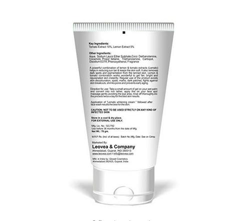  LÃOVEA COSMETICS Lemon Tomato Facewash|70ml  BACK