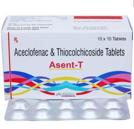 Aceclofenac And Thiocolchicoside Tablets