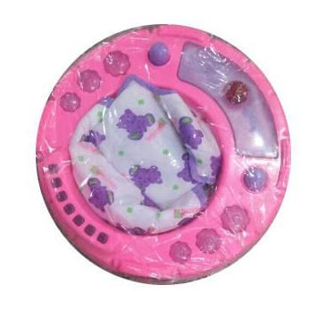 6 Wheeler Baby Boys Pink Musical Walker