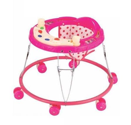 6 Wheeler Round Shape Baby Boy Walker