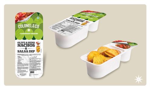 Olive & Herb Nachos & Salsa