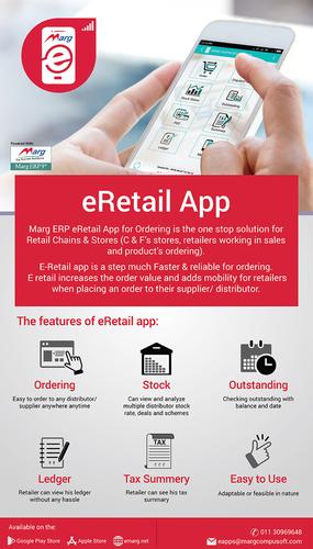 MARG e mobile apps and busines accounting and gst software