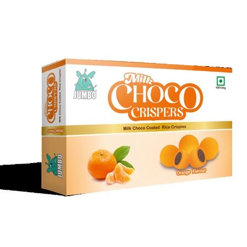 Choco Crispers (Milk Choco Coated Rice Crispies) Orange Flavour