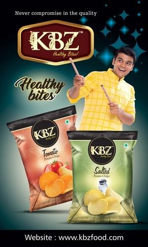 Salted Potato Chips & Tomato Potato Chips