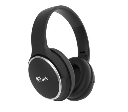 Black Wireless Stereo Headset Rock On 101