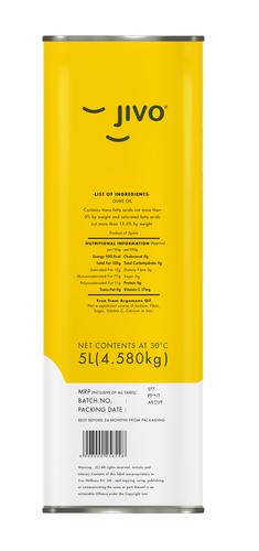 5L - Jivo Extra Light Olive Oil