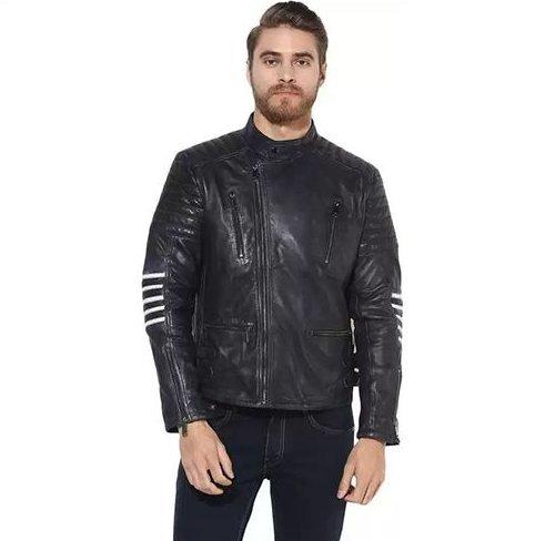 Mens Party Wear Designer Leather Jacket 