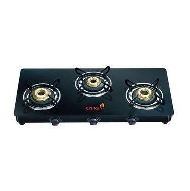 Glass Top Three Burner Gas Stove