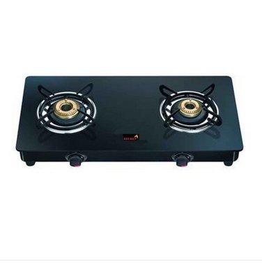 Two Burner Glass Top Gas Stove