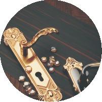 Zinc Mortice Handles