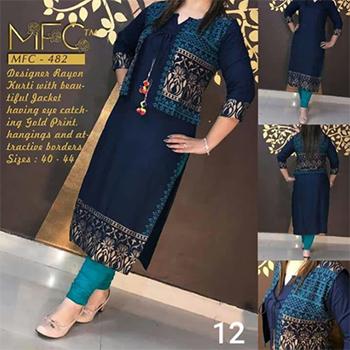 Designer Kurtis with Jacket