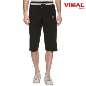  Vimal Cotton Black 3,4th For Men