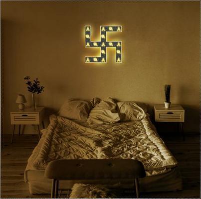 Swastik Frame Lamp