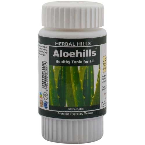 Aloevera capsule for healthy skin & Digestion - Aloehills 60 capsule