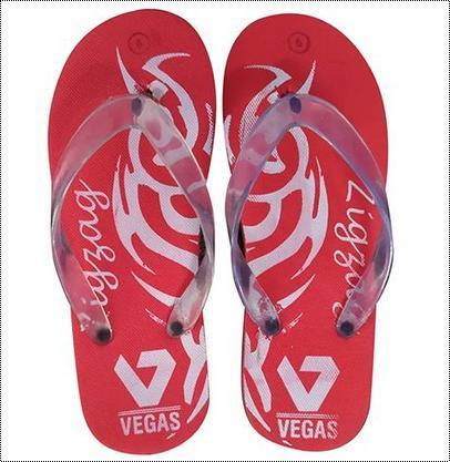 Mens Printed Rubber Slipper