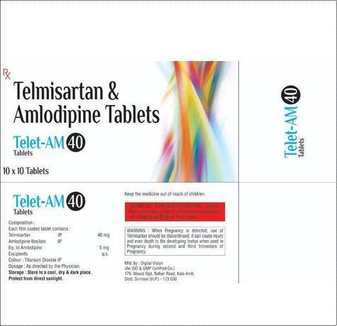 Telmisartan and Amlodipine Tablets