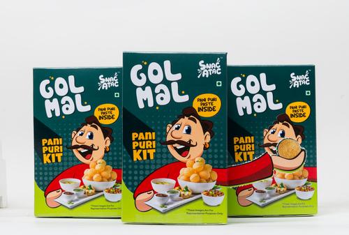 snacAtac-Golmal- Ready to fry - pani puri kit (Tikha + mitha pani paste)